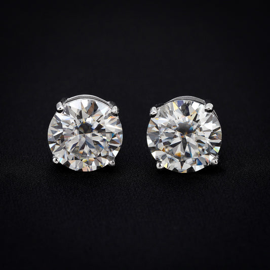 ADK Round Cut Earrings