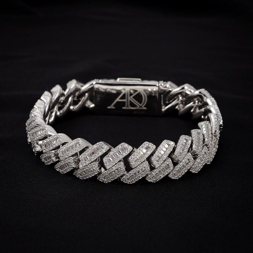 ADK Baguette Cuban Link Rannekoru 12 mm