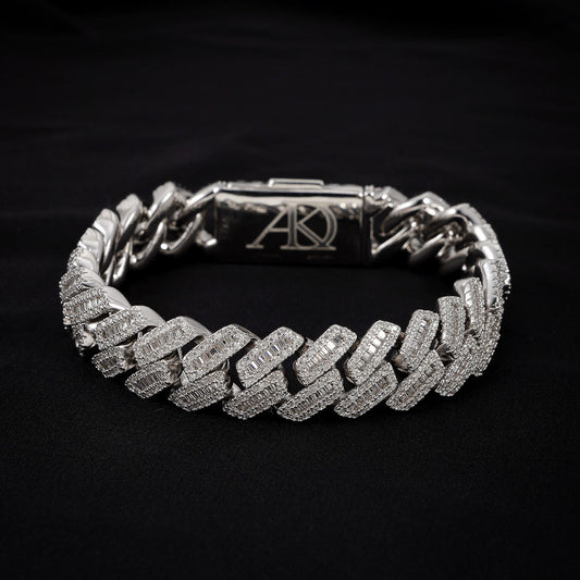 ADK Baguette Cuban Link Rannekoru 12 mm