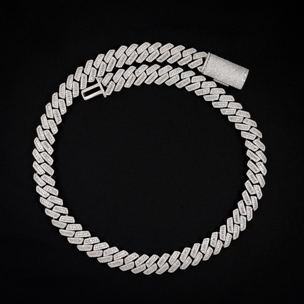 ADK Baquette Cuban Link Kaulakoru 12 mm