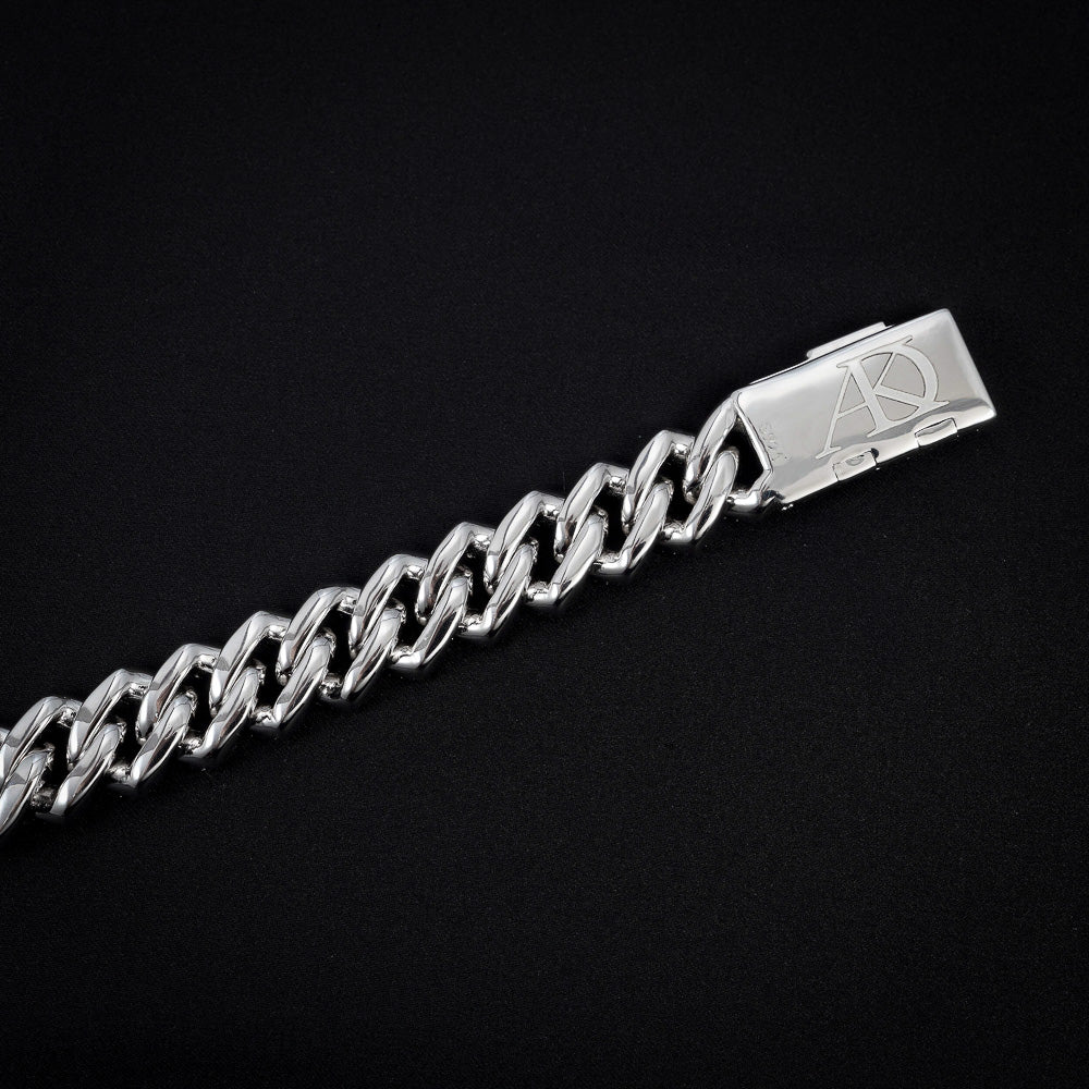 ADK Baquette Cuban Link Kaulakoru 12 mm